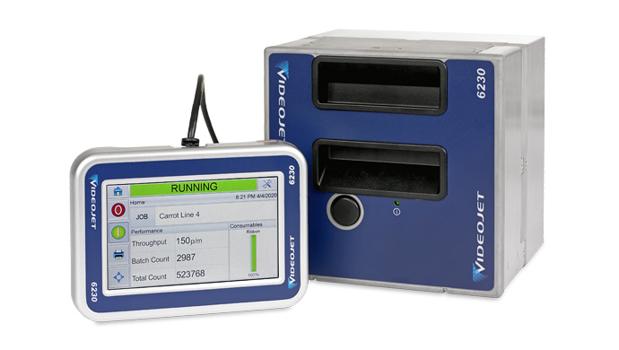 Videojet® DataFlex® 6230 熱轉印色帶打印機